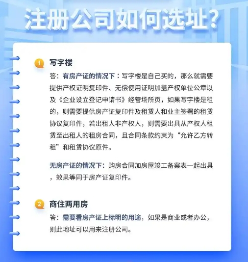 如何选择合适的注册地址